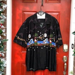 Rare Vintage Christmas Hawaiian Shirt
